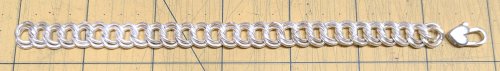 Judy Larson's Double Link Chain - , Chain Maille Jewelry, Making Chain, Chain Making , Butane Torch, Soldering, Solder, Chain Maille, chain mail, chainmaille, chainmail, , Add an extender chain for versatility.